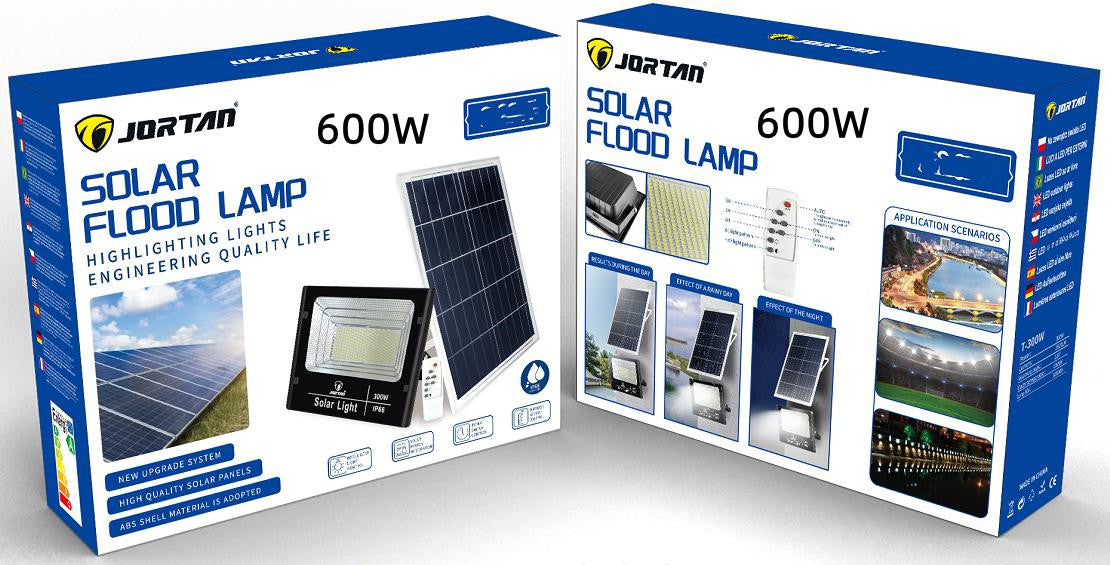 Projetor Solar LED 600W Jortan