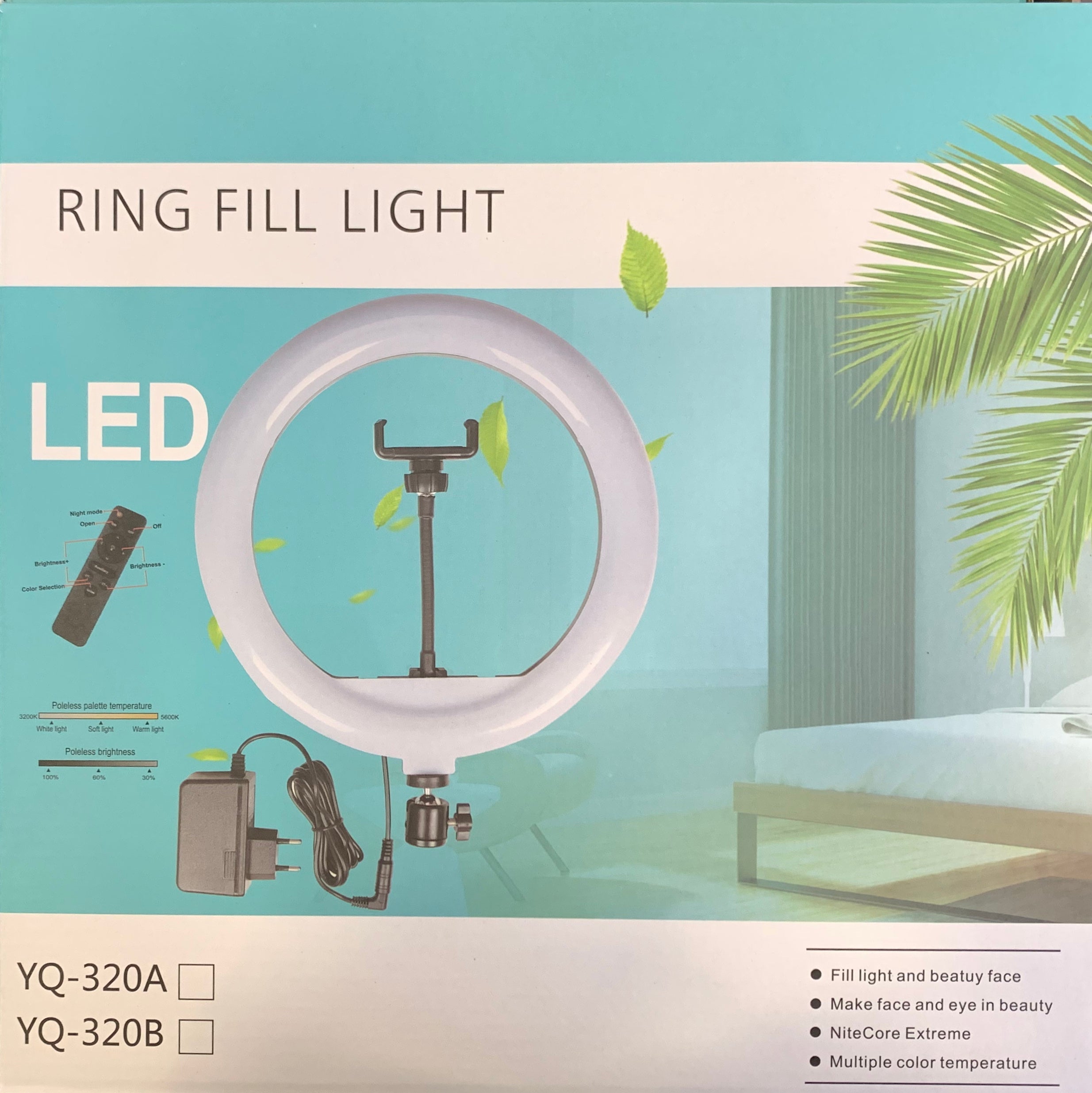 Ring Light LED 36cm com Tripé 210cm