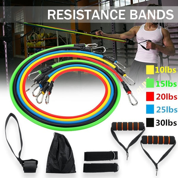 Kit de Bandas de Resistência com Acessórios