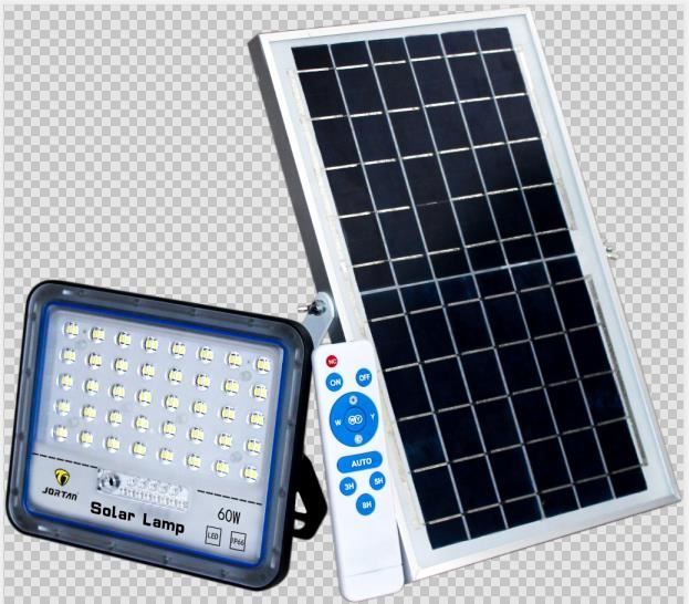 Projetor Solar LED 100W Jortan Solar Lamp