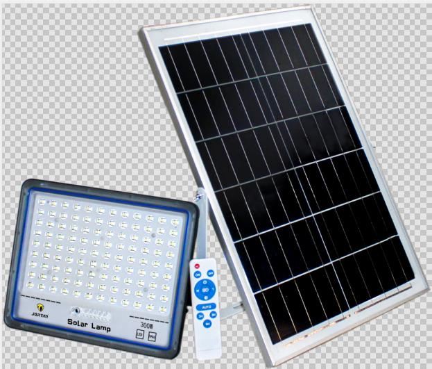 Projetor Solar LED 600W Jortan Solar Lamp