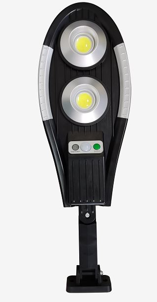 Candeeiro Solar de Rua COB 2 Lentes 100W All-in-One
