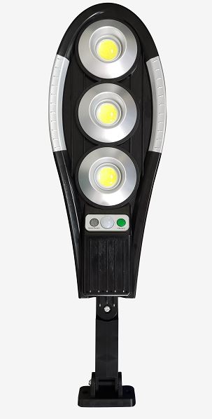 Candeeiro Solar de Rua COB 3 Lentes 150W All-in-One