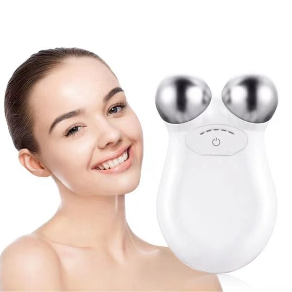 Aparelho de Massagem Facial com Duas Esferas Metálicas