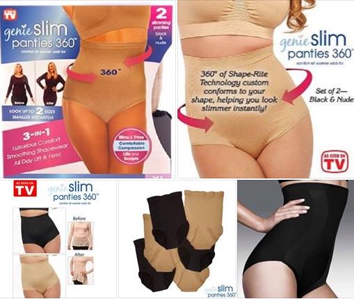 Cuecas Modeladoras de Cintura Alta 360º