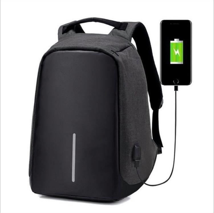 Mochila Antirroubo com Porta USB