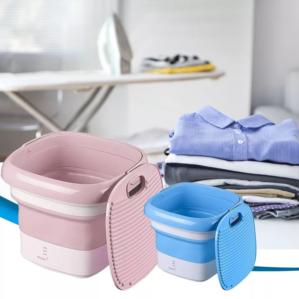 Mini Máquina de Lavar Roupa Portátil Dobrável