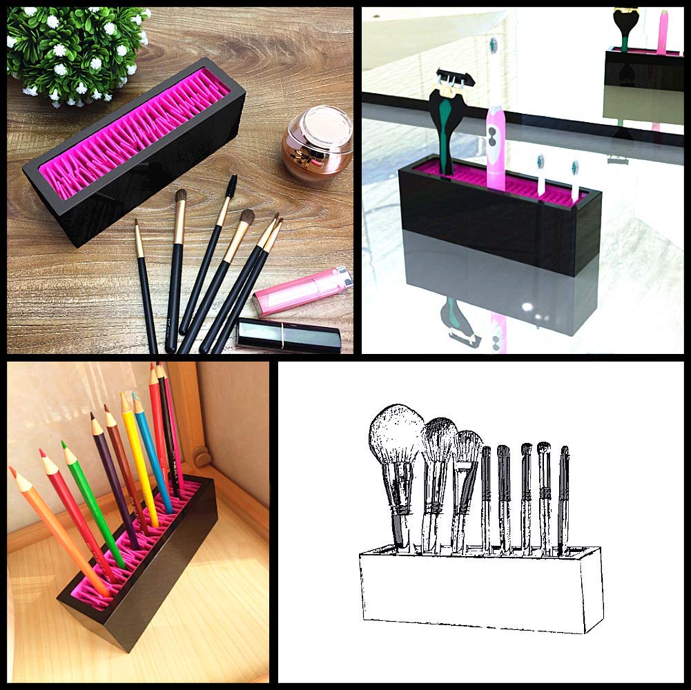 Suporte Organizador de Pincéis e Utensílios em Silicone