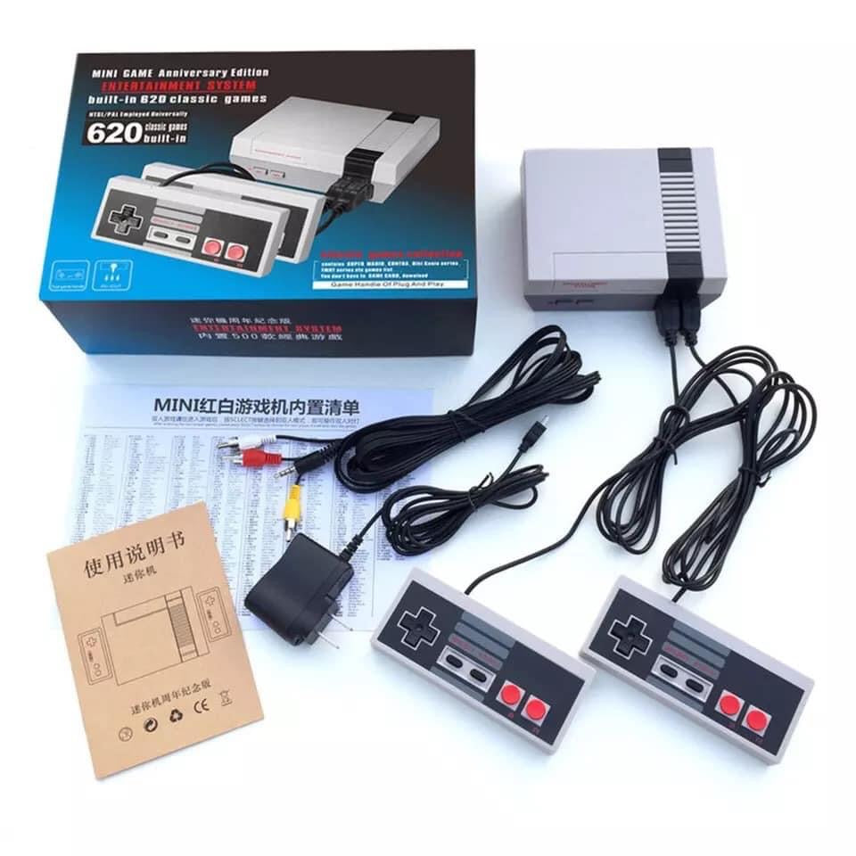 Mini Consola Retro Classic 620 Jogos com 2 Comandos