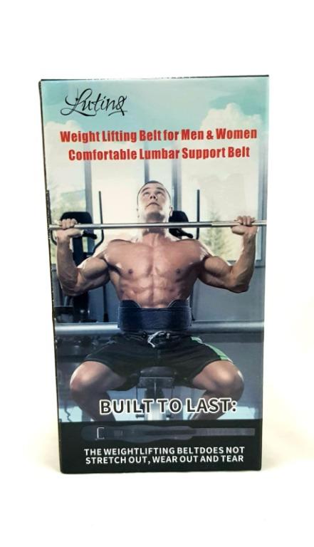 Cinto de Suporte Lombar para Musculação