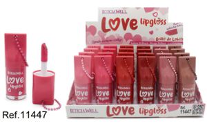 Gloss de Lábios Love com Corrente