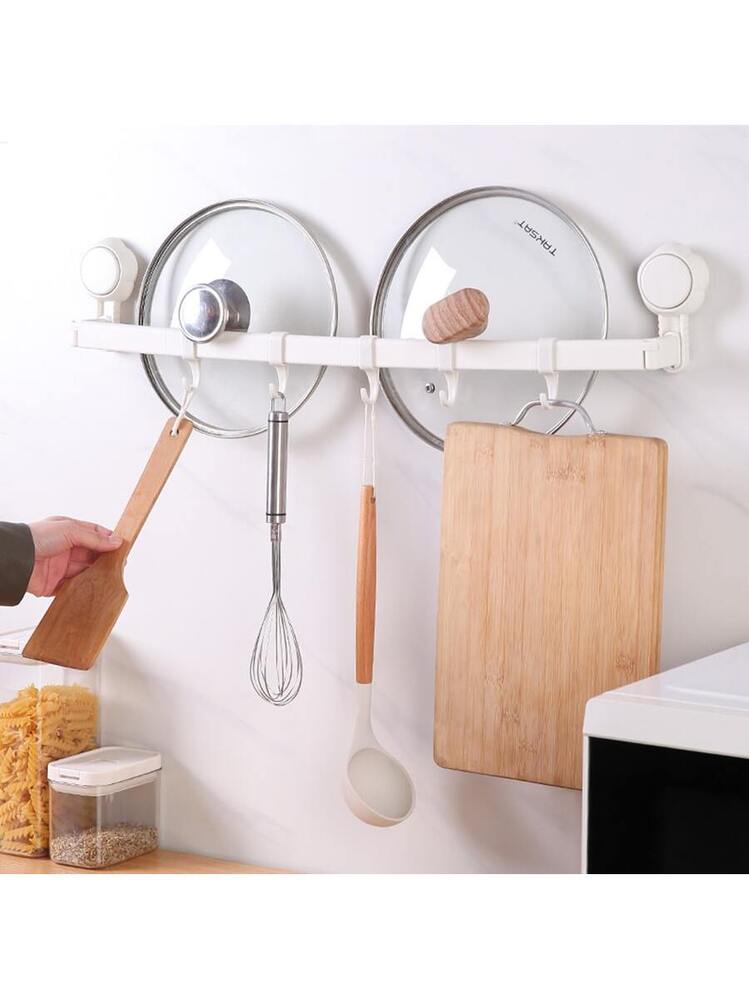 Suporte de Parede com Ventosas para Organização de Utensílios