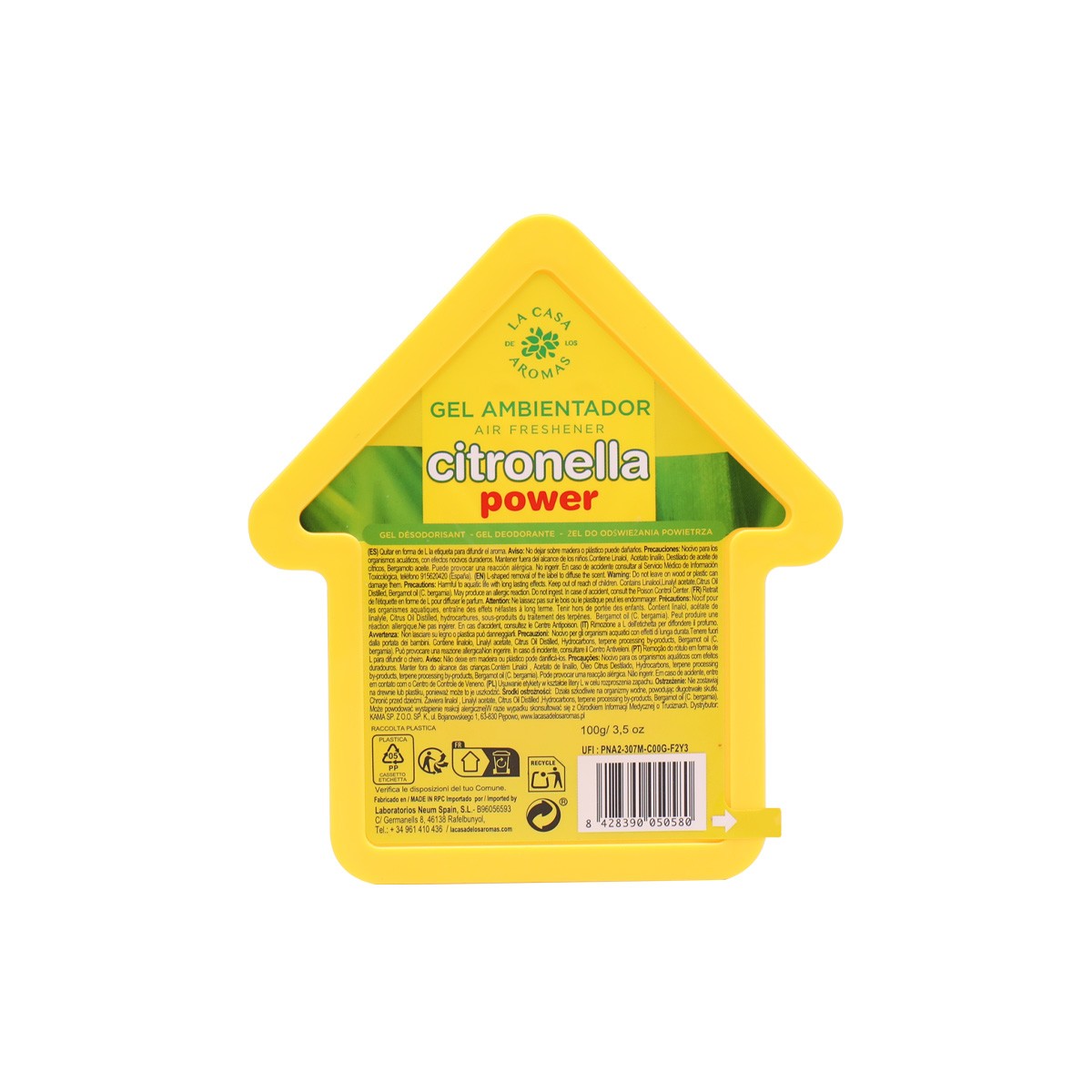Ambientador Gel Citronela de 100g