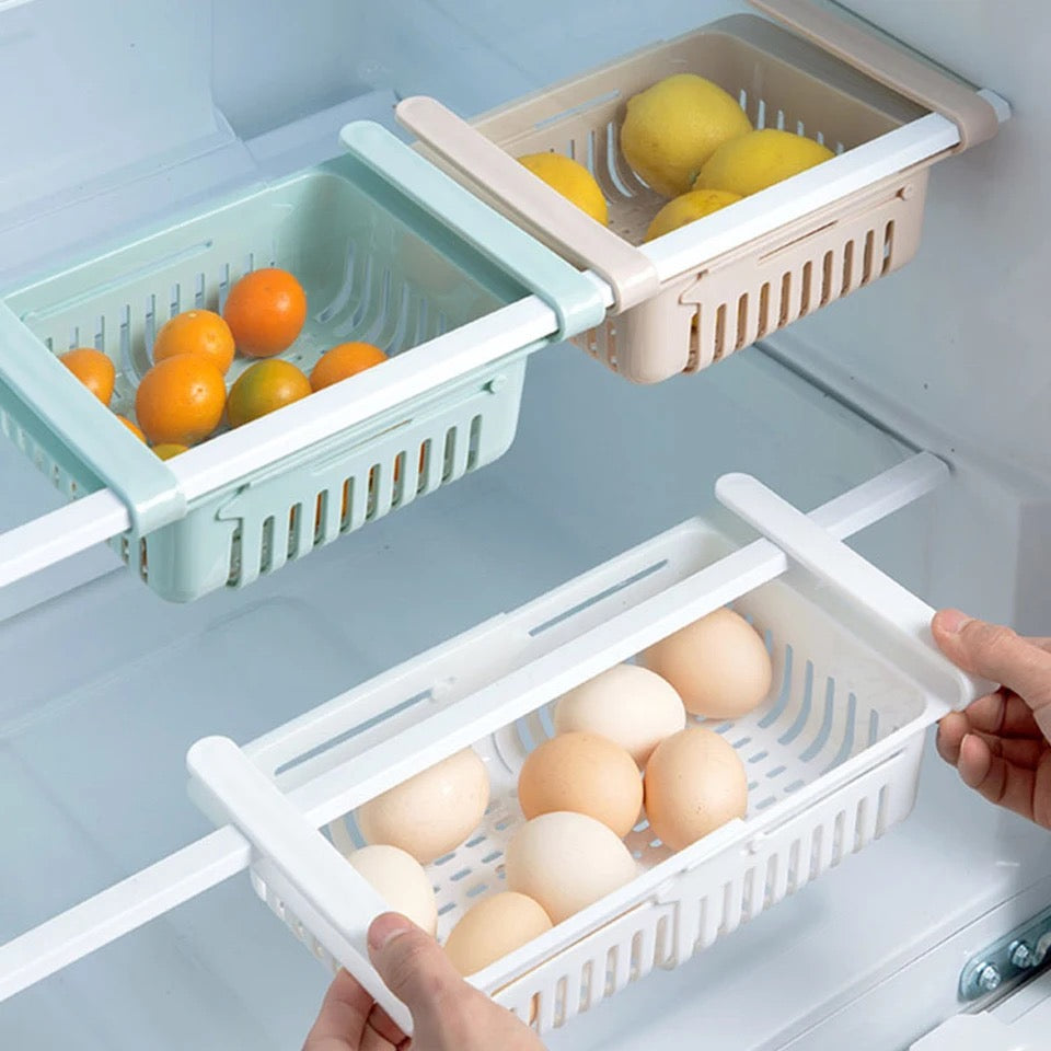 Cesto Organizador Extensível para Frigorífico