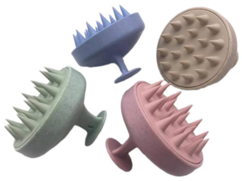 Massajador de Couro Cabeludo em Silicone