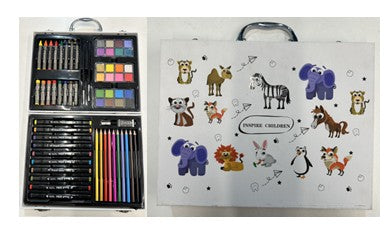 Mala de Arte Infantil com Conjunto Completo de Pinturas 22388