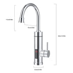 Torneira Elétrica Instantânea com Display Digital Inox