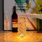 Candeeiro de Cristal LED Tátil 16 Cores