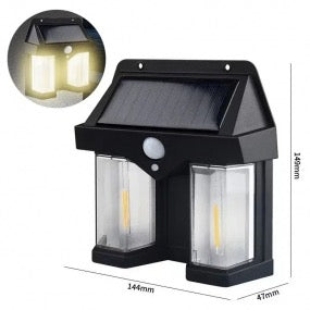 Aplique Solar de Parede com Sensor de Movimento BK-618-2