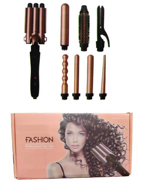 Kit Modelador de Cabelo 5 em 1 Fashion Professional Hair Iron