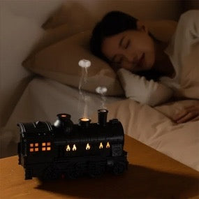 Humidificador Locomotiva Vintage com Duplo Jato de Vapor