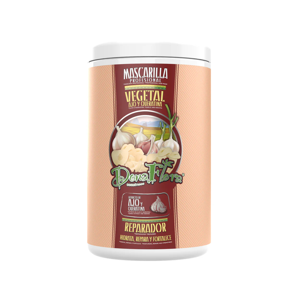 Máscara Capilar Reparadora 1kg - Alho e Queratina