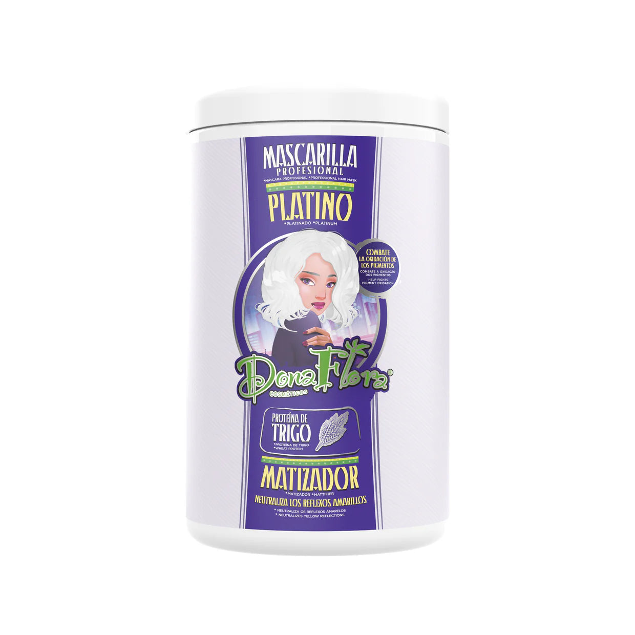 Máscara Matizadora Platinada Dona Flora 1kg