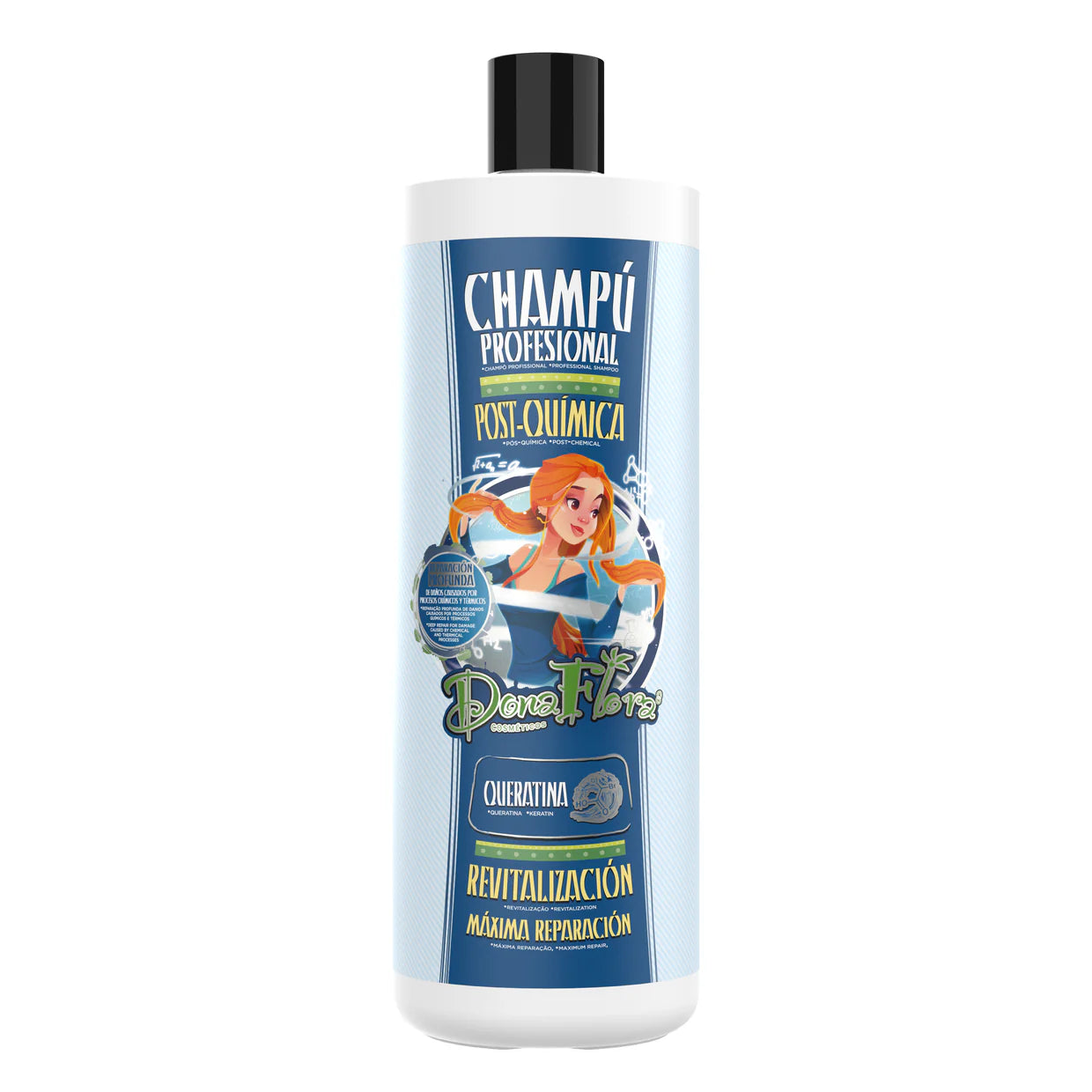 Shampoo Pós-Química Reparação & Reconstrução Dona Flora 1L