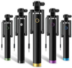 Selfie Stick Compacto com Cabo Jack 3,5 mm