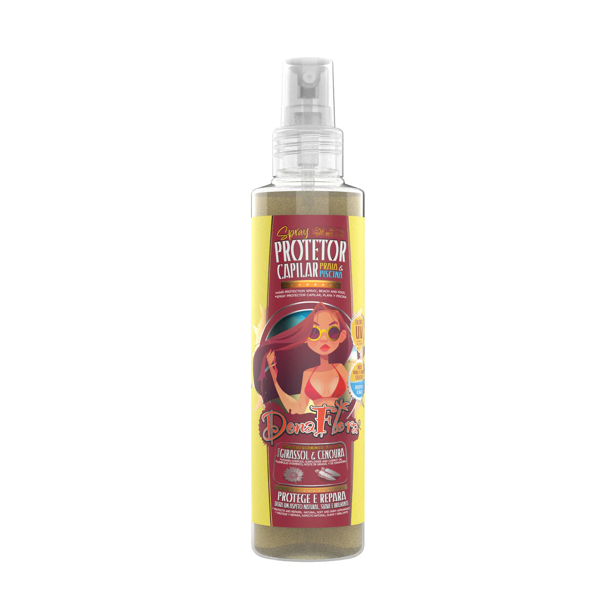 Dona Flora Spray Protetor Capilar Praia & Piscina UV 200ml