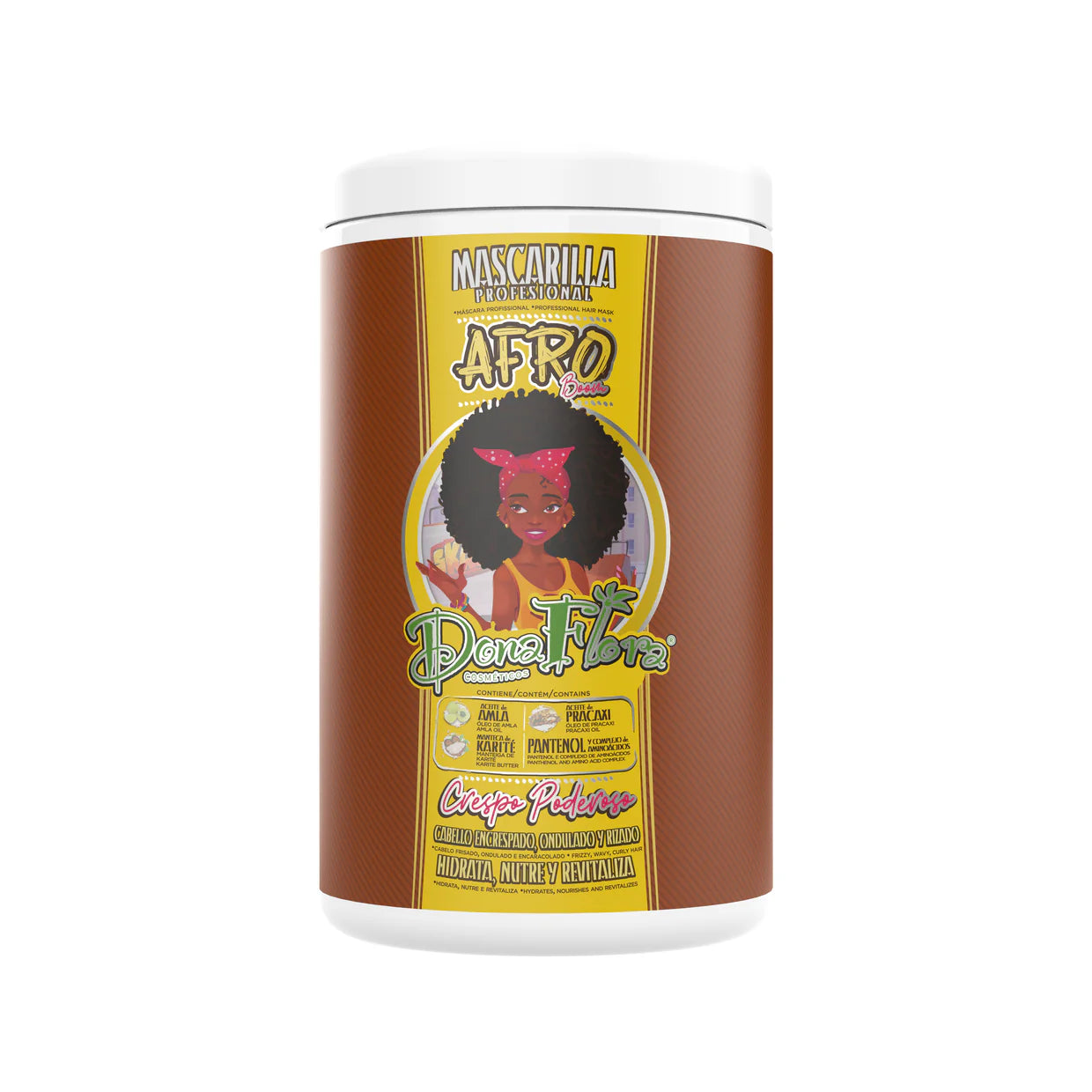 Máscara Afro Boom Definição & Hidratação Dona Flora 1kg