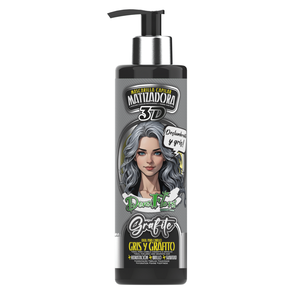 Dona Flora Máscara Matizadora 3D Grafite 300ml