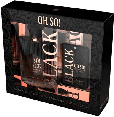 Coffret Perfume Oh So Black EDP 100ml + Gel de Banho
