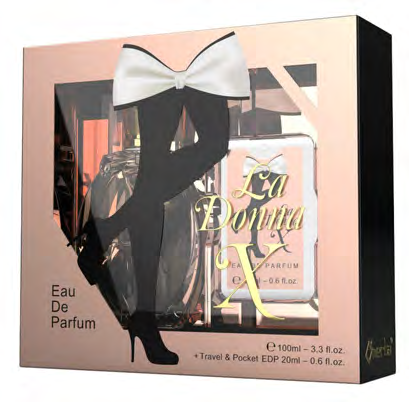 Coffret Perfume La Donna X EDP 100ml + Pocket 20ml