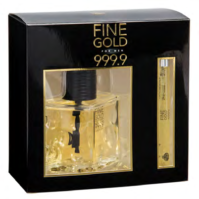Coffret Perfume Fine Gold Men EDP 100ml + 15ml