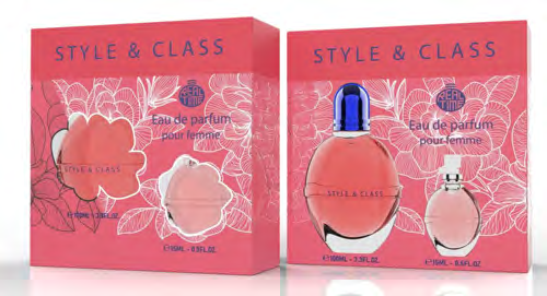 Coffret Perfume Style & Class EDP 100ml + 15ml