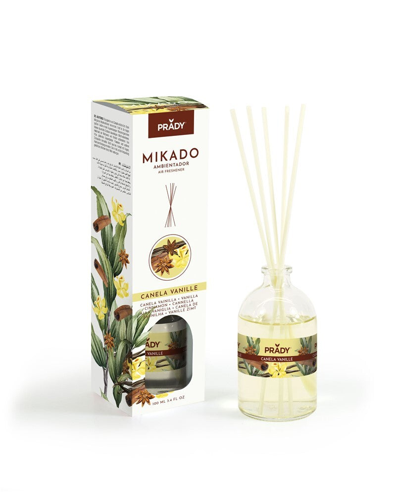 Ambientador Mikado Canela de Baunilha 100ml — Prady