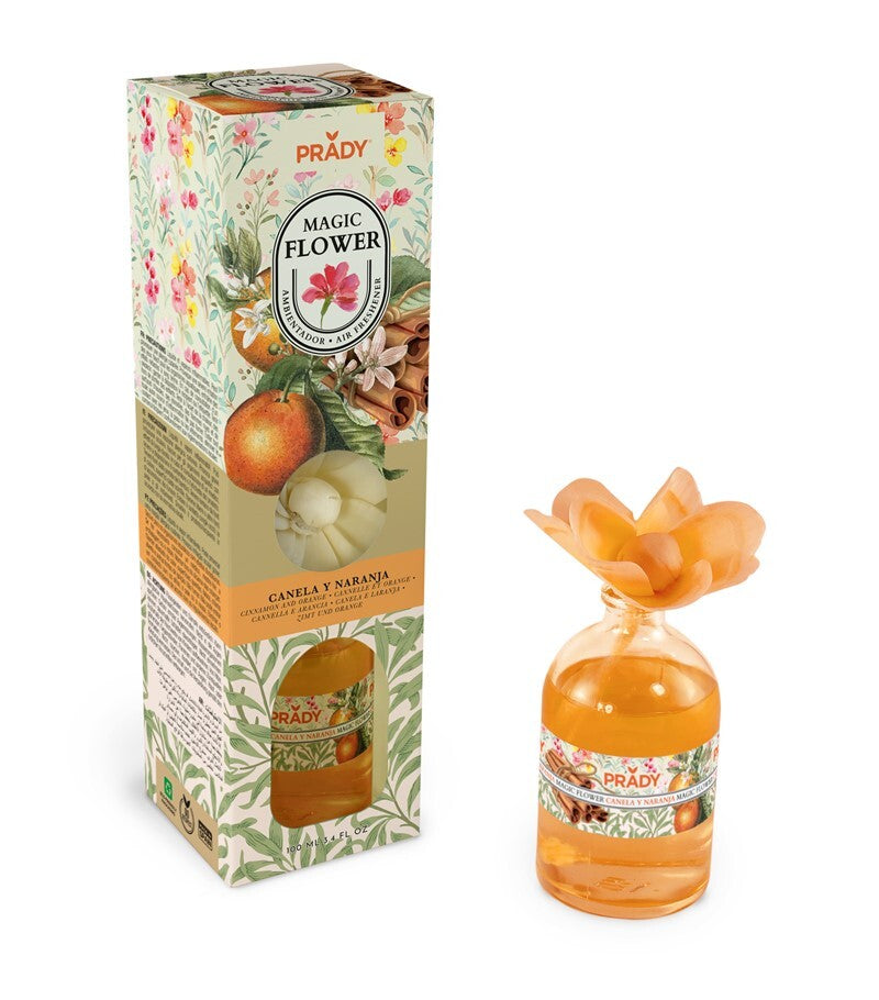 Ambientador Magic Flower Canela e Laranja 100ml