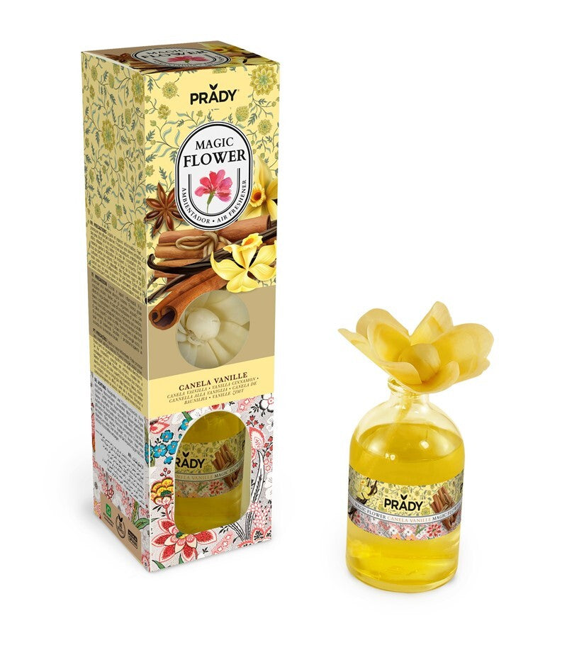 Ambientador Magic Flower Canela e Baunilha 100ml