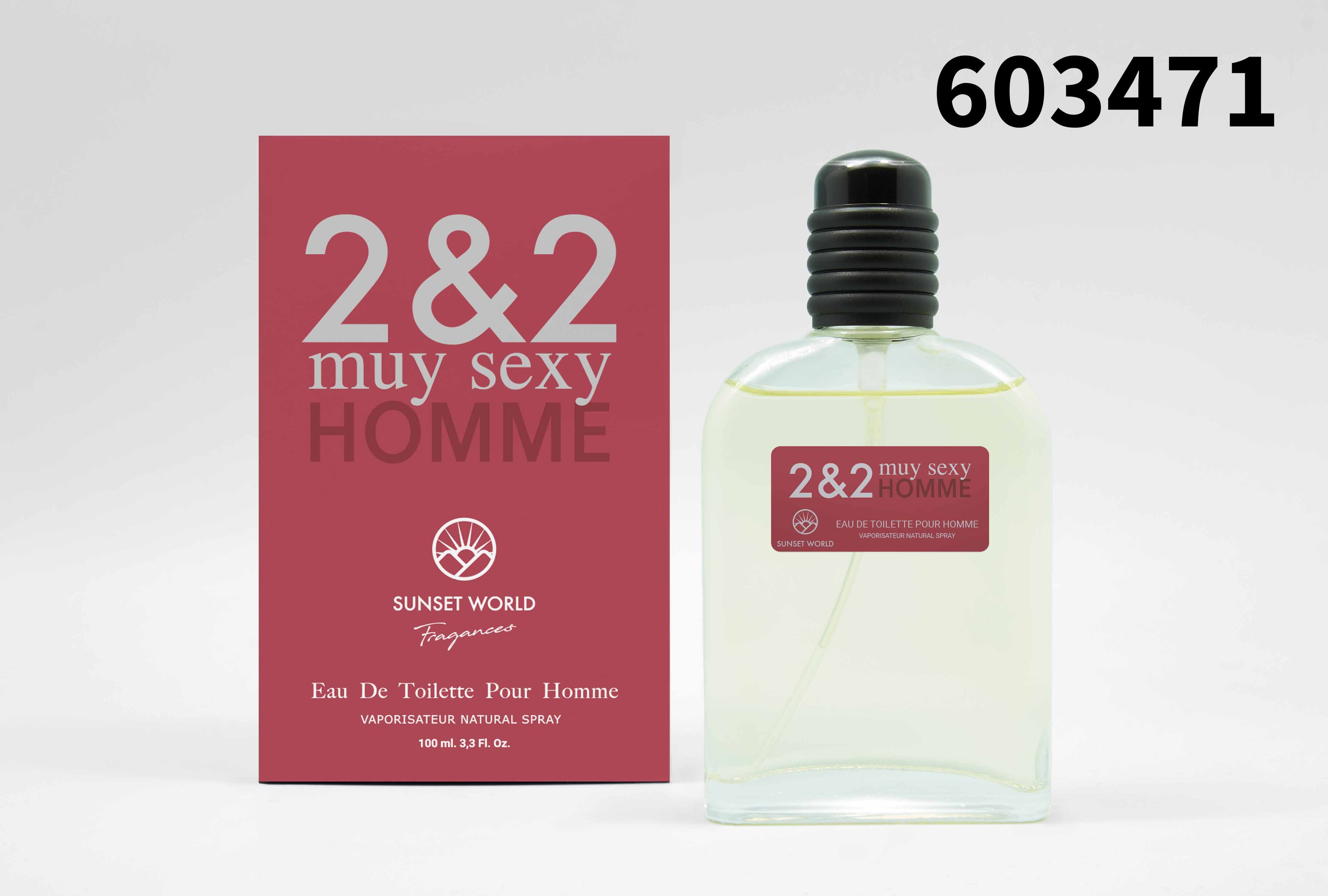 Perfume Sunset World 2&2 Muy Sexy de 100ml