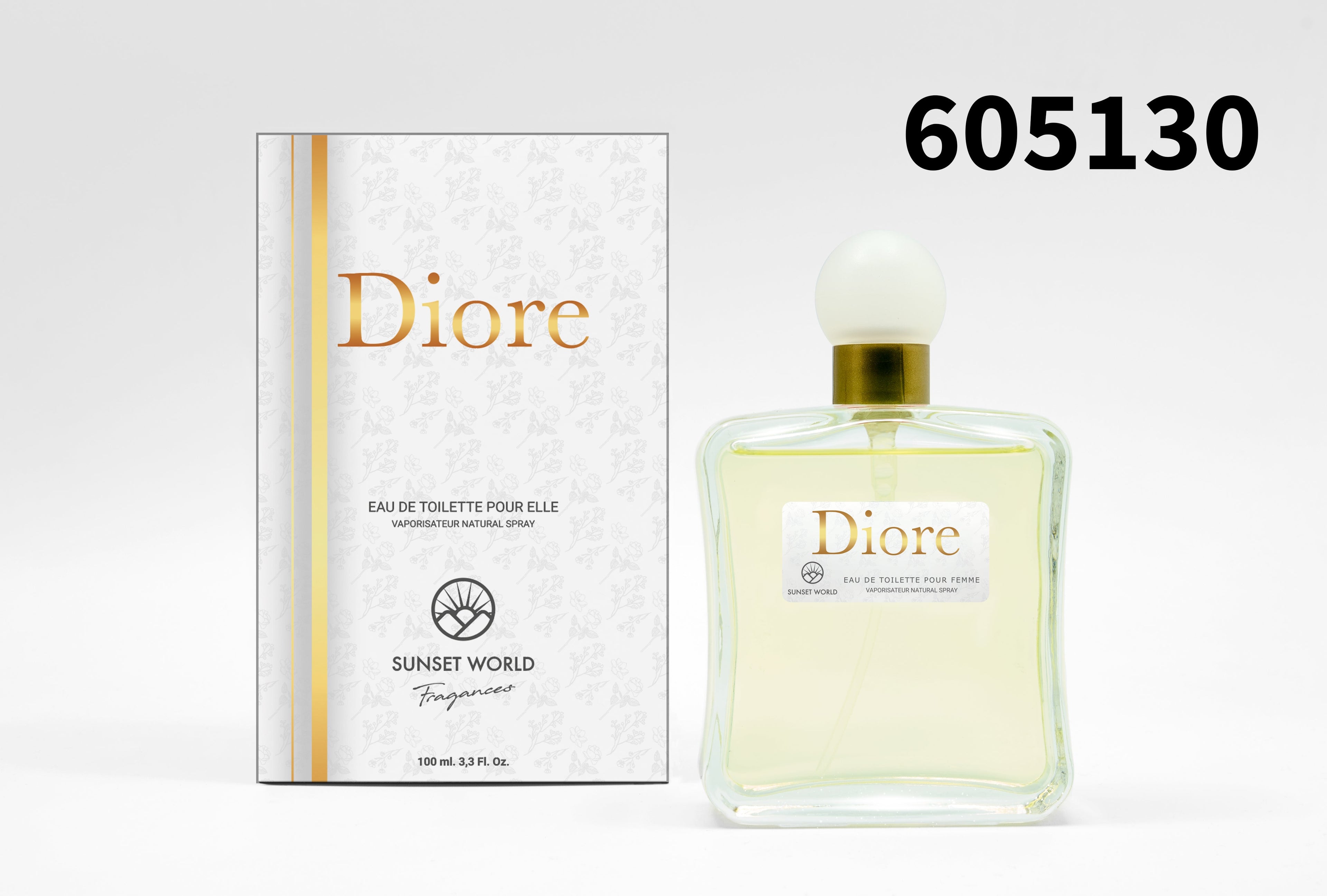 Perfume Sunset World Diore de 100ml