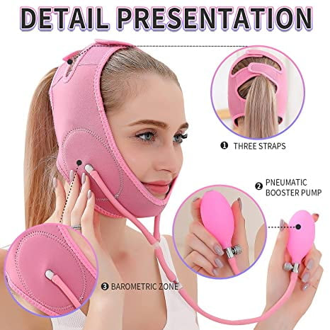 Máscara Facial de Lifting Pneumática com Bomba de Ar