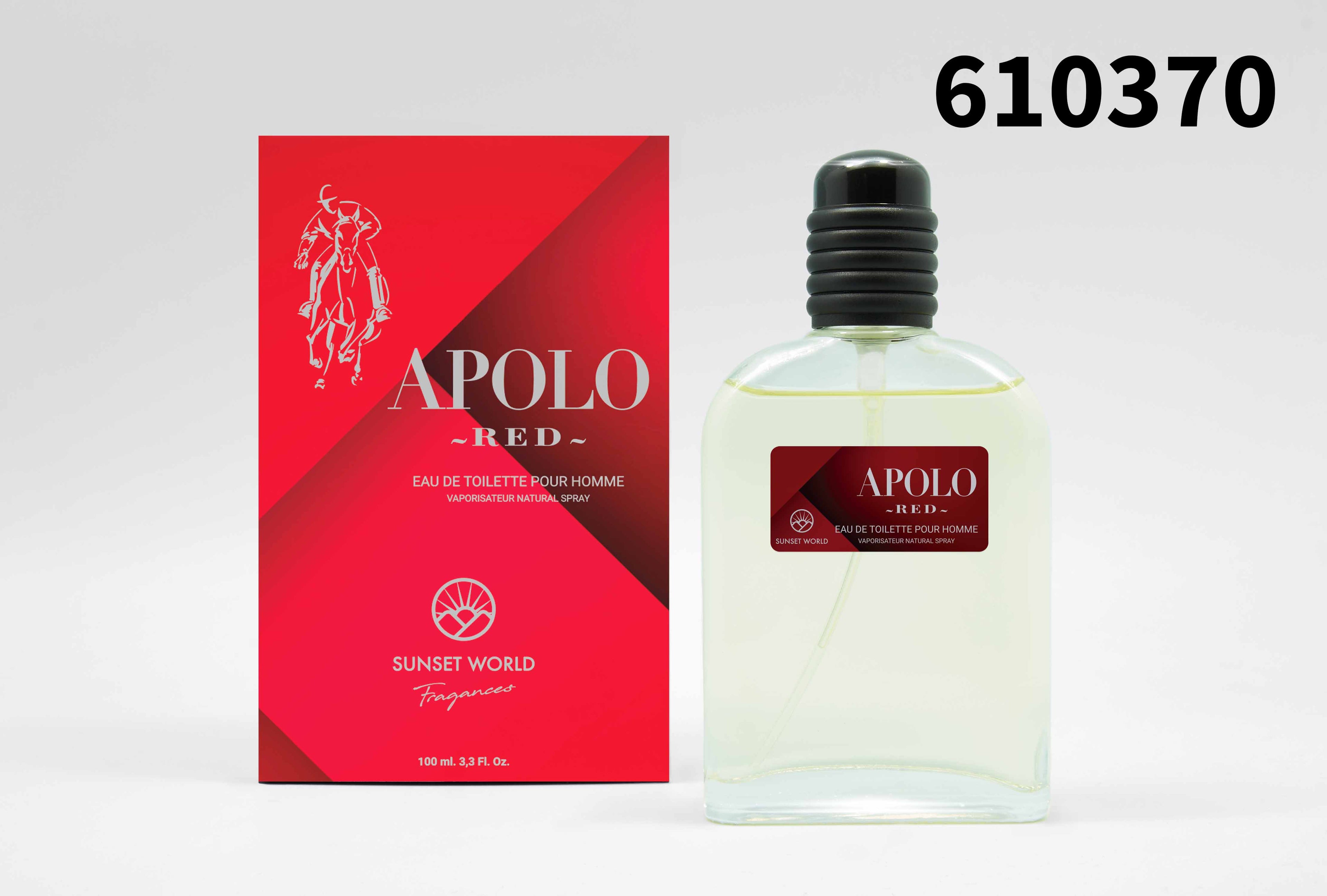 Perfume Sunset World Apolo Red de 100ml