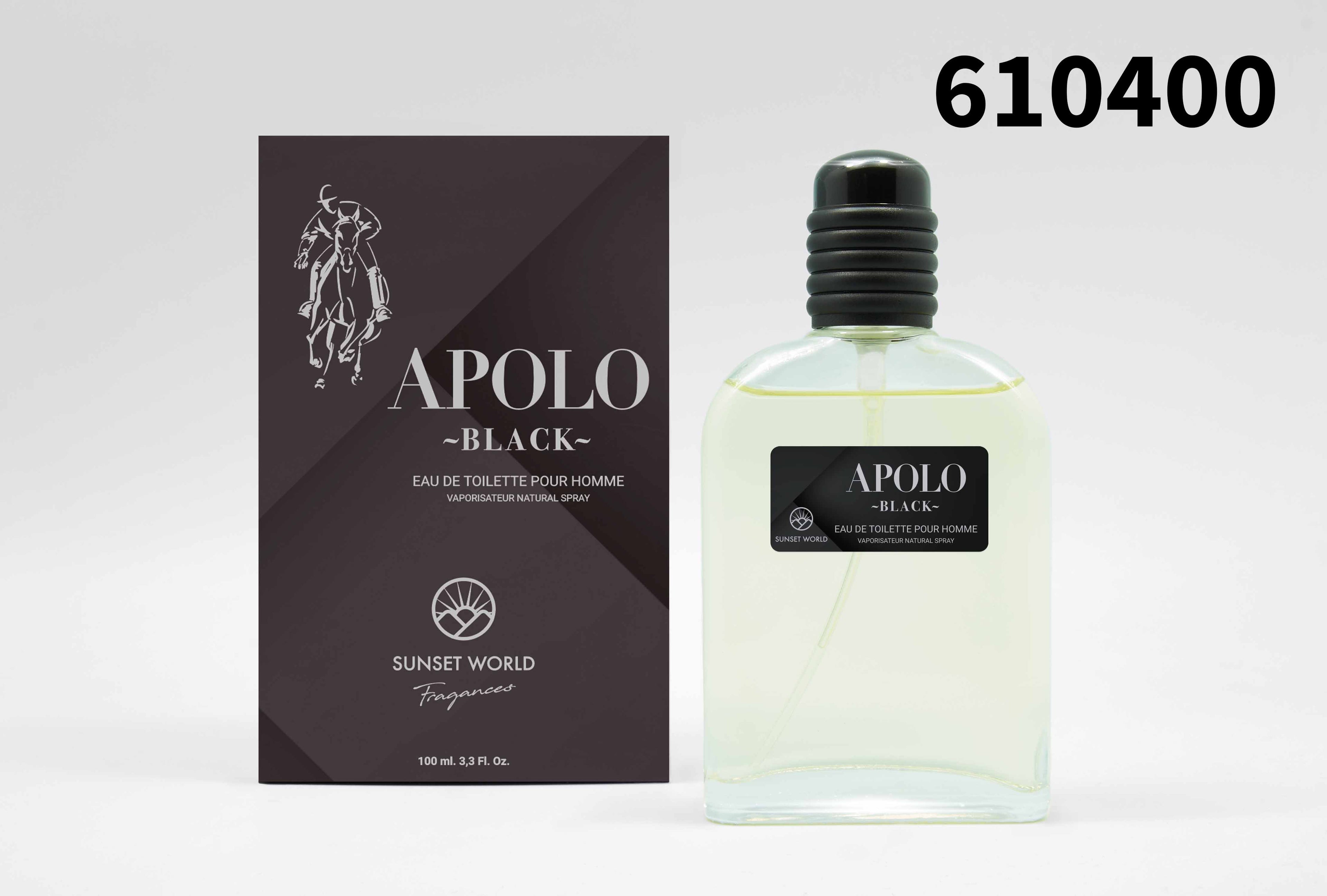 Perfume Sunset World Apolo Black de 100ml