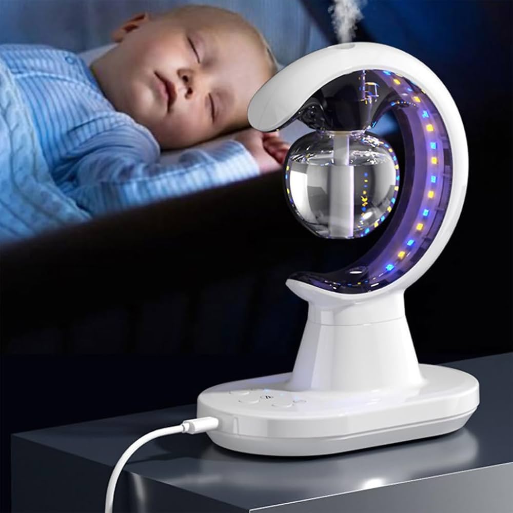 Humidificador Design Lua com Anti-Mosquitos e Luz LED