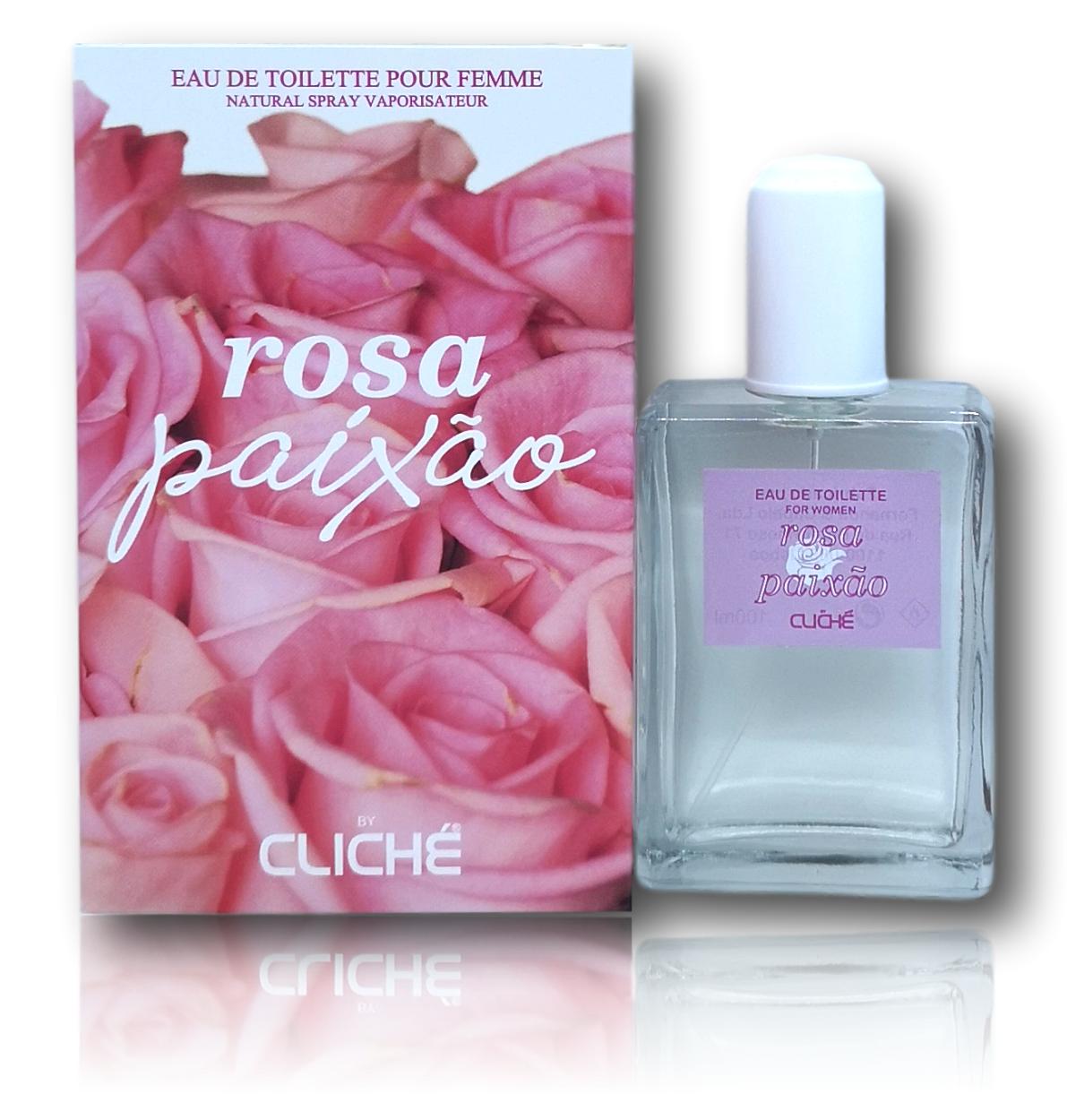 Perfume Cliche Rosa Paixao de 100ml