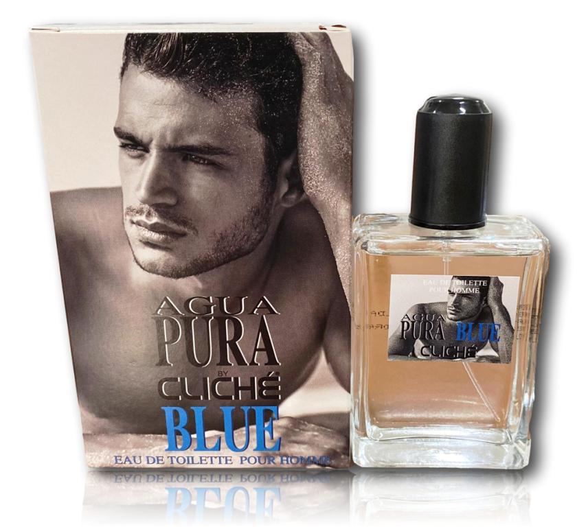 Perfume Cliché Agua Pura Blue Eau de Toilette Pour Homme 100ml