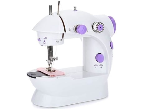 Mini Máquina de Costura Elétrica Portátil com Pedal