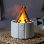 Humidificador Fogueira com Toros de Madeira e Timer
