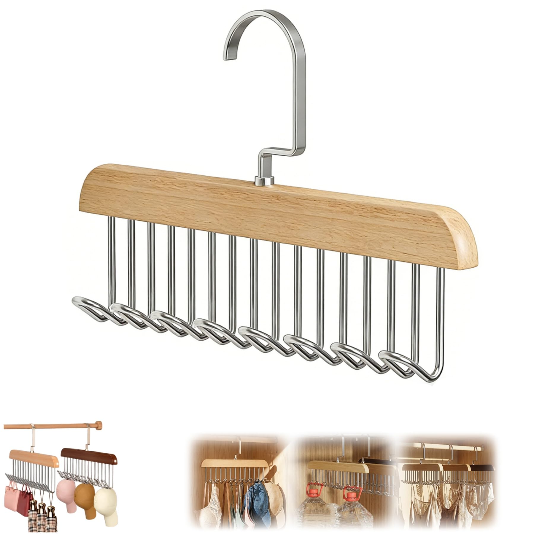 Cabide Organizador Multiusos para Acessórios